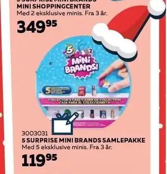 Legekæden 5 surprise mini brands samlepakke tilbud