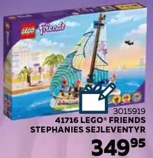 Legekæden Lego friends stephanies sejleventyr tilbud