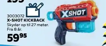 Legekæden X-shot kickback tilbud