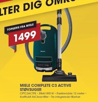 Punkt1 Miele complete c3 active støvsuger tilbud