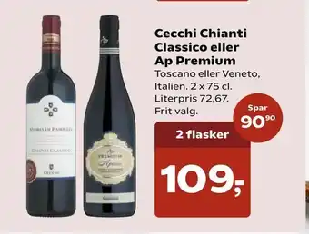 Kvickly Cecchi Chianti Classico eller Ap Premium tilbud