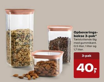 Opbevaringsbokse 3-pak