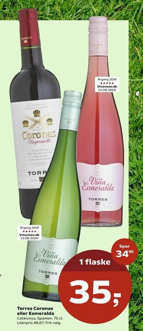 Kvickly Torres Coronas eller Esmeralda tilbud