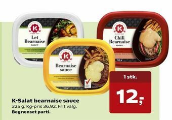 Kvickly K-Salat bearnaise sauce tilbud