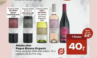 Kvickly Adobe eller Pagus Bisano Organic tilbud