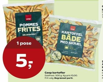 Kvickly Coop kartofler tilbud
