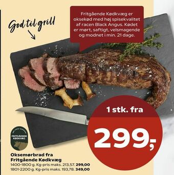 Kvickly Oksemørbrad fra Fritgående Kødkvæg tilbud