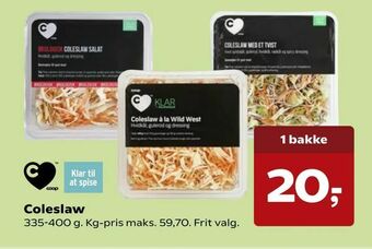 Kvickly Coleslaw tilbud