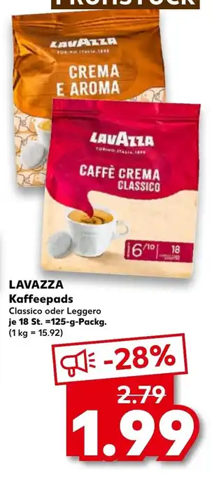 Kaufland Lavazza Kaffeepads tilbud