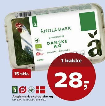 Kvickly Änglamark økologiske æg tilbud
