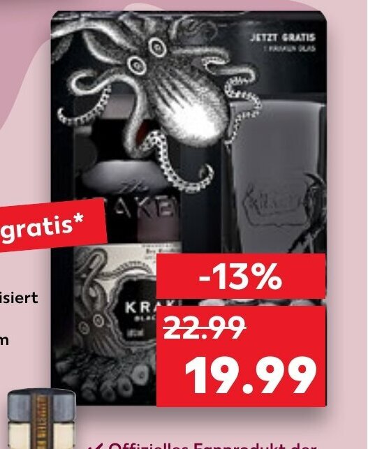 Kraken Black Spiced Rum tilbud hos Kaufland