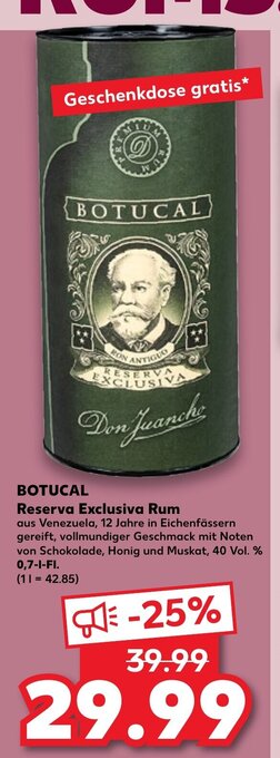 Kaufland DE Botucal Reserva Exclusiva Rum tilbud