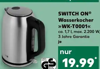 Kaufland Switch On Wasserkocher >>WK-T0001<< tilbud