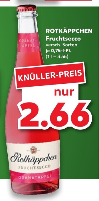 Kaufland Rotkäppchen Fruchtsecco tilbud