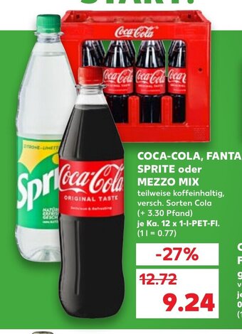 Kaufland Coca-Cola,Fanta,Sprite oder Mezzo Mix tilbud