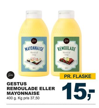 Gestus remoulade eller mayonnaise