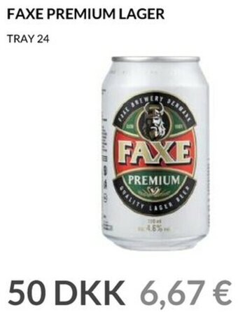 Nielsen's Discount Faxe Premium Lager tilbud