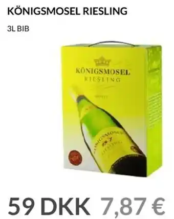 Nielsen's Discount Königsmosel Reisling 3 Liter tilbud