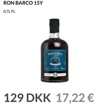 Ron Barco 15Y 0,75L