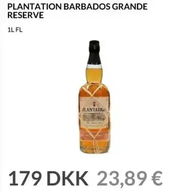 Nielsen's Discount Plantation Barbados Grande Reserve 1L tilbud