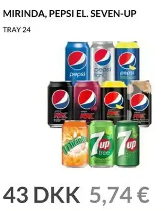 Nielsen's Discount Mirinda, Pepsi El. Seven-Up tilbud