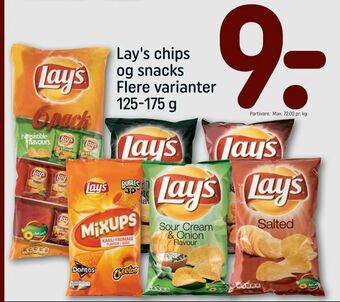 REMA 1000 Lay's chips og snacks tilbud