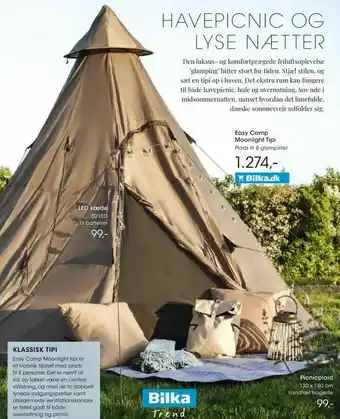Bilka Easy Camp Moonlight Tipi tilbud