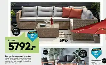 Bilka Berga loungesæt - natur tilbud