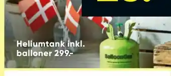 Bilka Heliumtank inkl. balloner tilbud