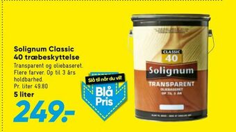 Bilka Solignum Classic 40 træbeskyttelse tilbud