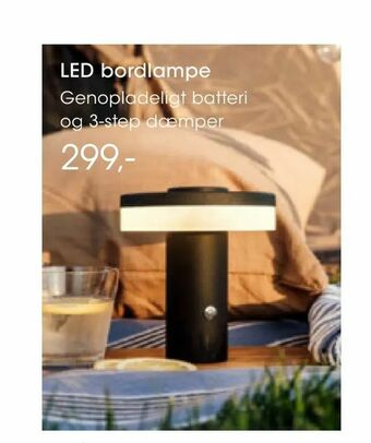 Bilka LED bordlampe tilbud