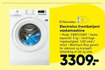 Bilka Electrolux frontbetjent vaskemaskine tilbud