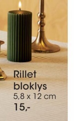 Bilka Rillet bloklys tilbud