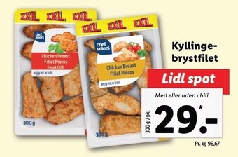 Lidl Kyllingebrystfilet tilbud