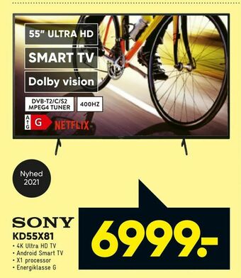 Bilka Sony kd55x81 tilbud