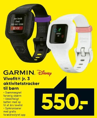 Bilka Vivofit® jr. 3 aktivitetstracker til børn tilbud