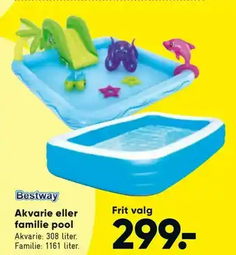 Bilka Akvarie eller familie pool tilbud