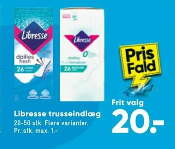 Bilka Libresse trusseindlæg tilbud