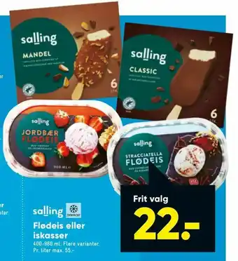Bilka Flødeis eller iskasser tilbud