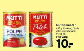 Bilka Mutti tomater tilbud