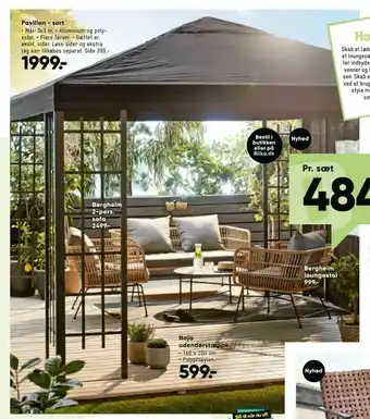 Bilka Pavillon - sort tilbud