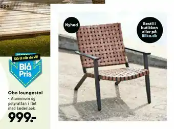 Bilka Obo loungestol tilbud