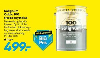 Bilka Solignum Cubic 100 træbeskyttelse tilbud