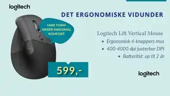 Logitech lift vertical mouse