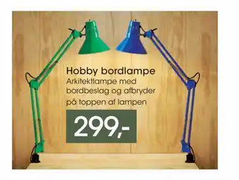 Bilka Hobby bordlampe tilbud