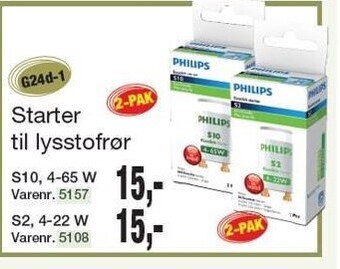 Harald Nyborg Starter til lysstofrør tilbud