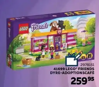 Legekæden Lego friends dyre-adoptionscafé tilbud
