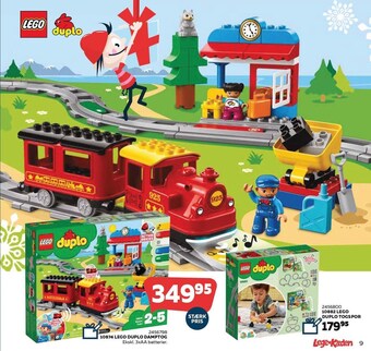 Legekæden Lego duplo damptog tilbud