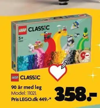Fætter BR 90 år m. leg tilbud