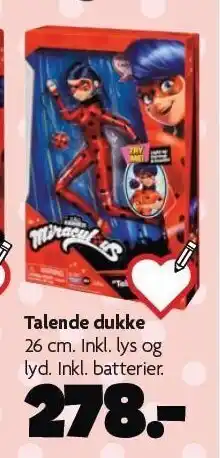 Fætter BR Talende dukke tilbud